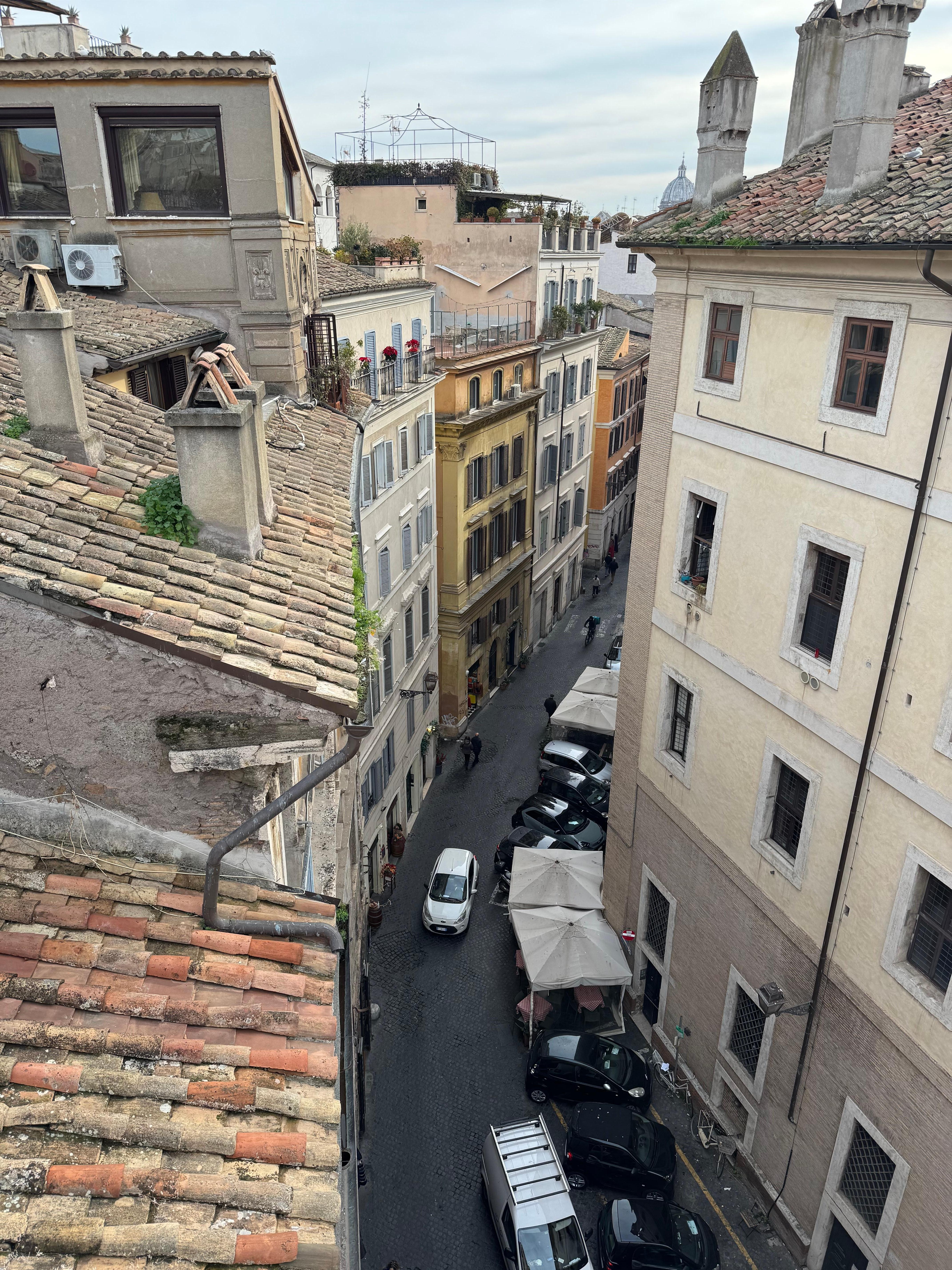 View from the rooftop terrace