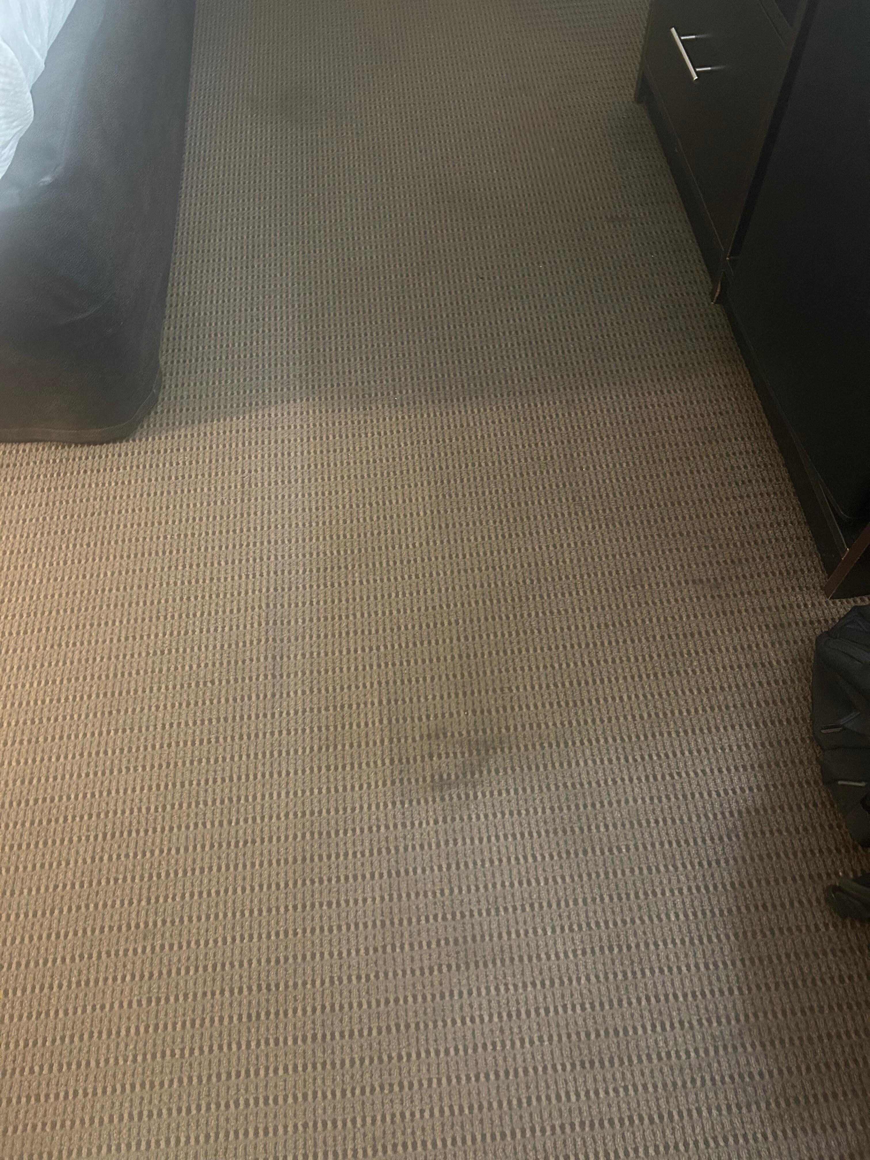 Rug by bed