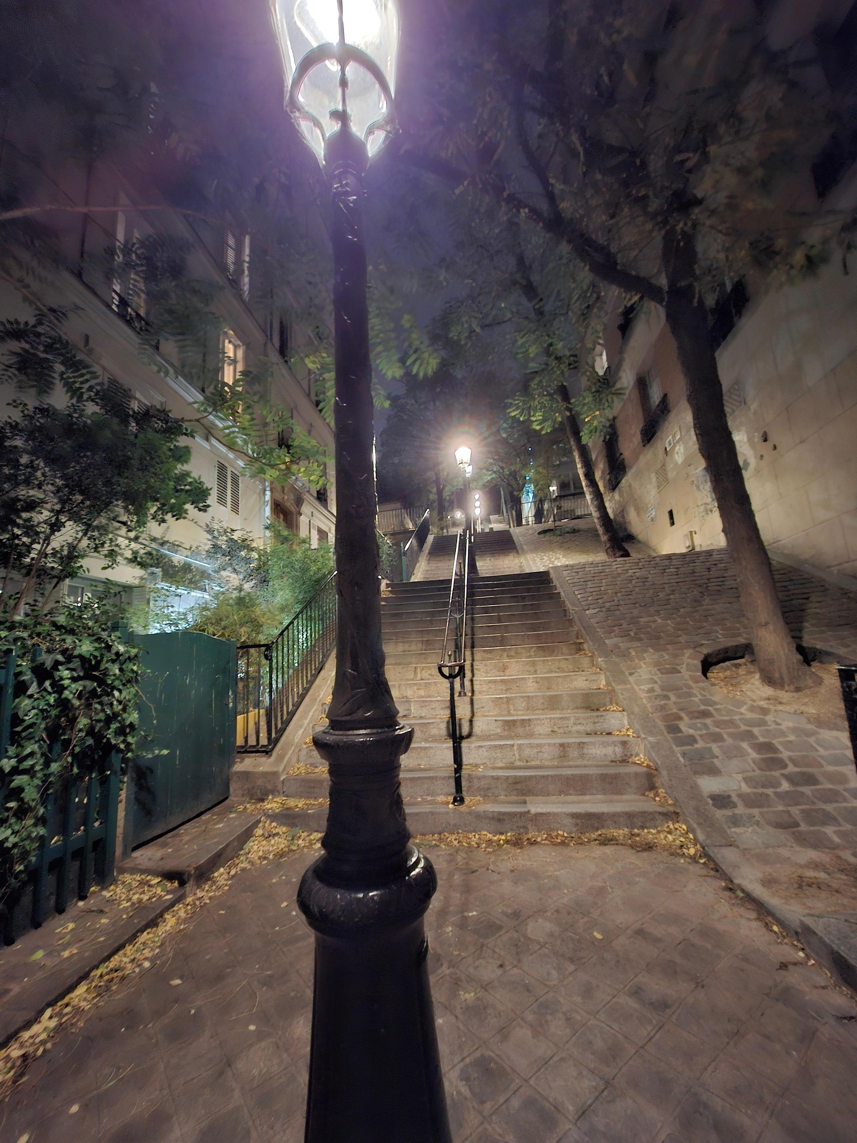 Some of the many steps in the surrounding area