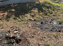 Müllverbrennung an vielen Stellen 3 Meter nahe