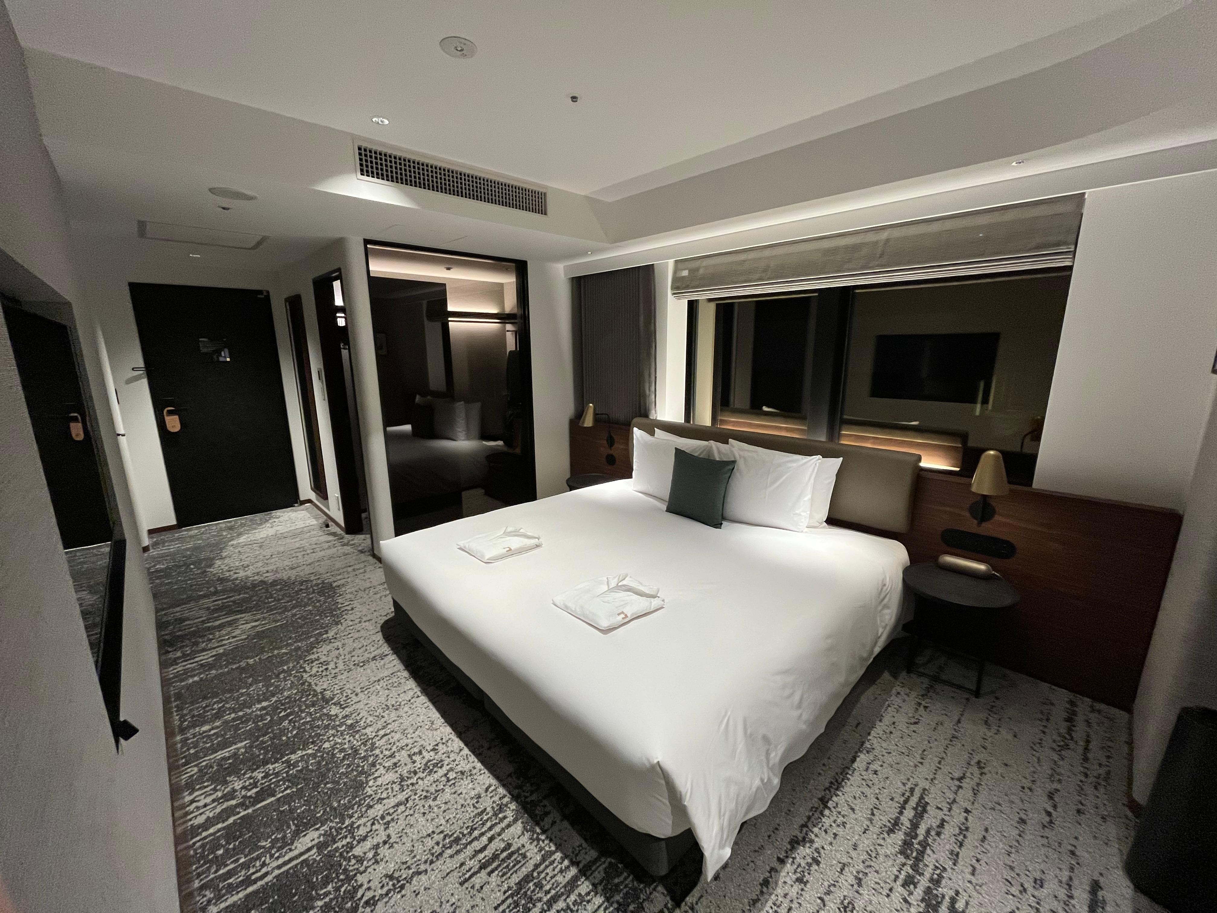 キングダブルで角部屋