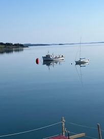 Breakfast view from The Wharf restaurant