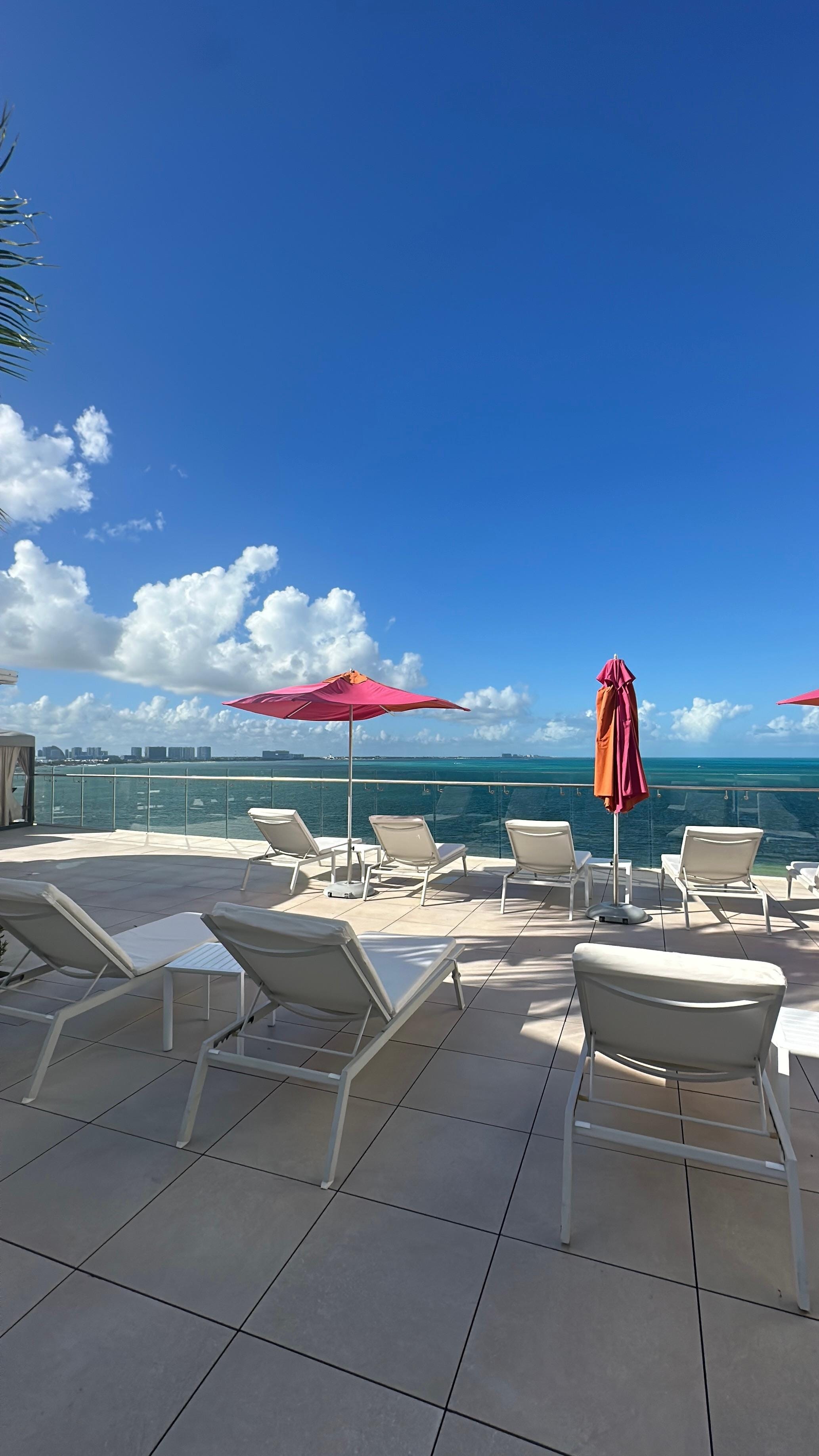 One of 3 views from the pool.