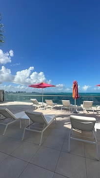 One of 3 views from the pool.