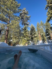 View from hot tub