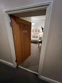 Small doorway to my room - very quaint!