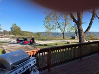 Letting the bikes cool off after a great day on the switchbacks
