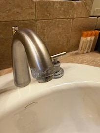 Downstairs rotted sink