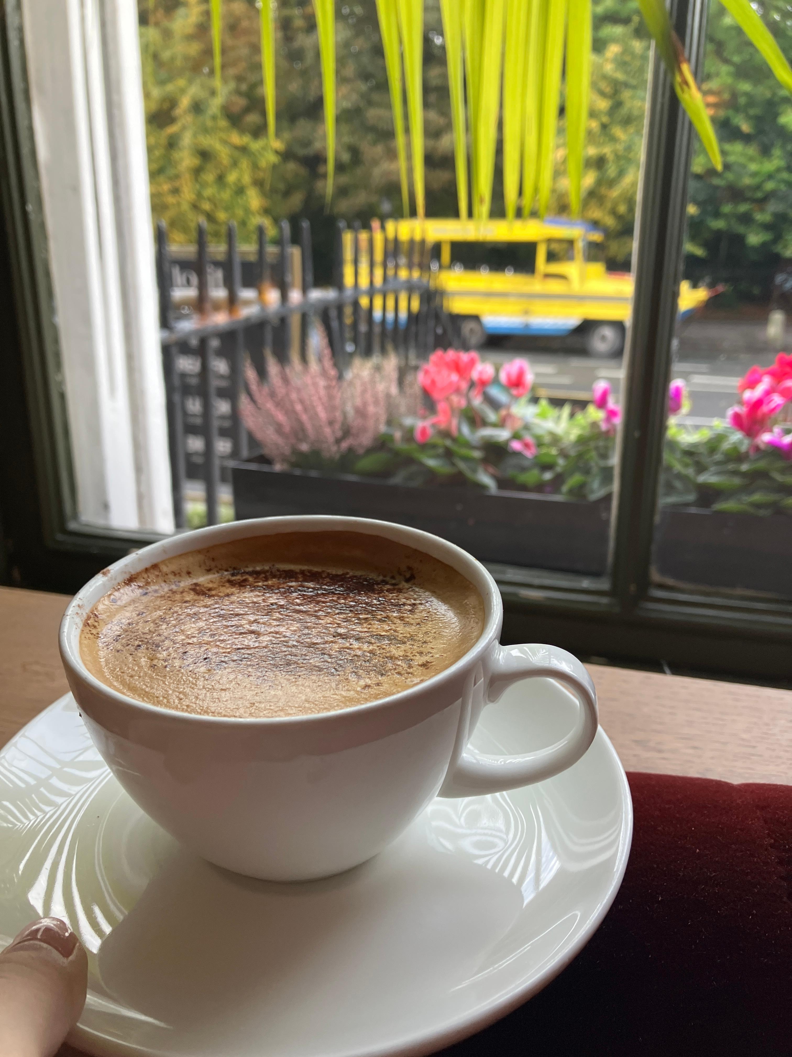 Kaffe från frukosten 