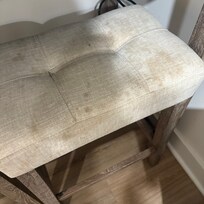 Gross and the main rug and living room chair were just as bad