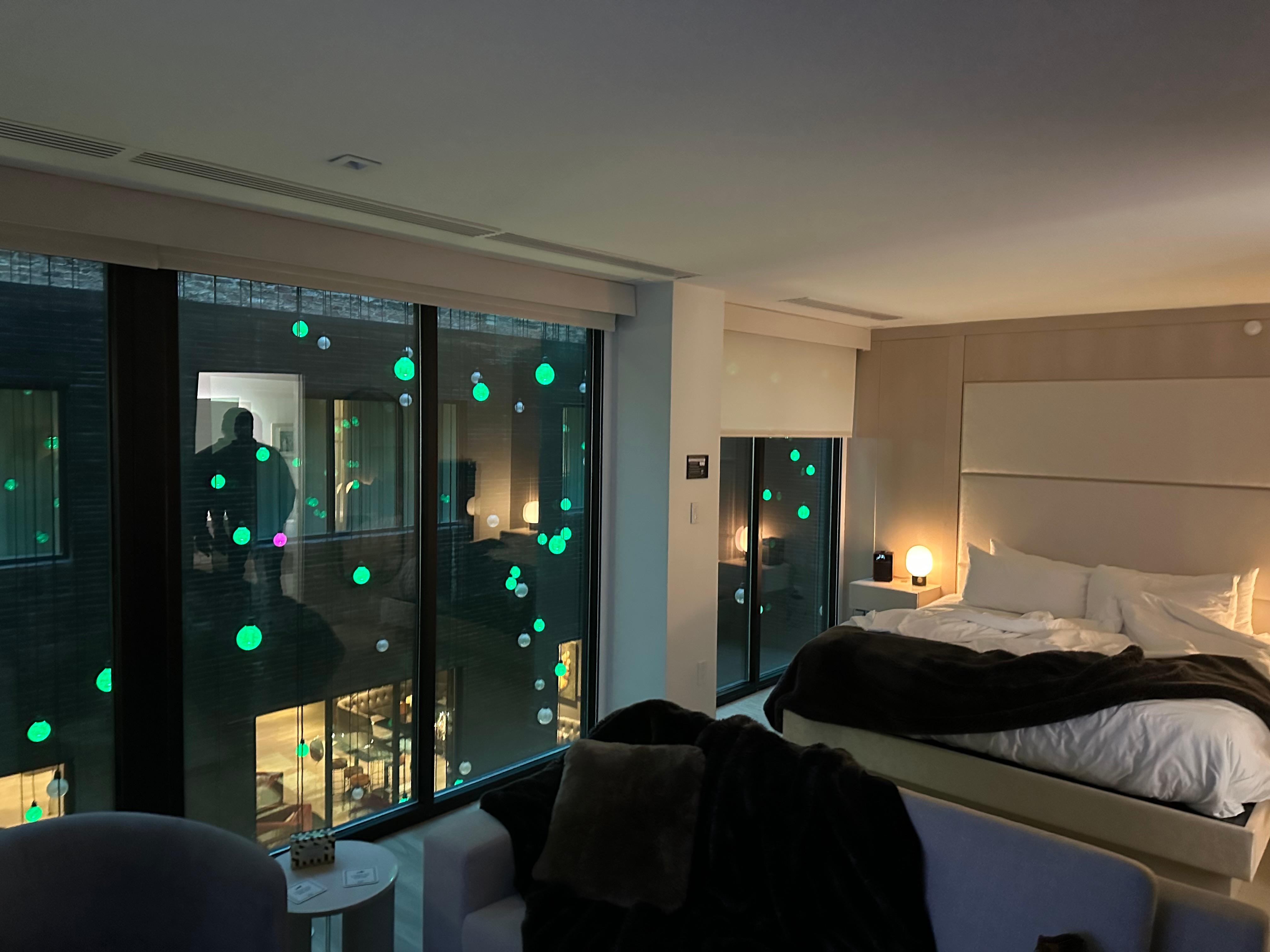 Lights outside our room