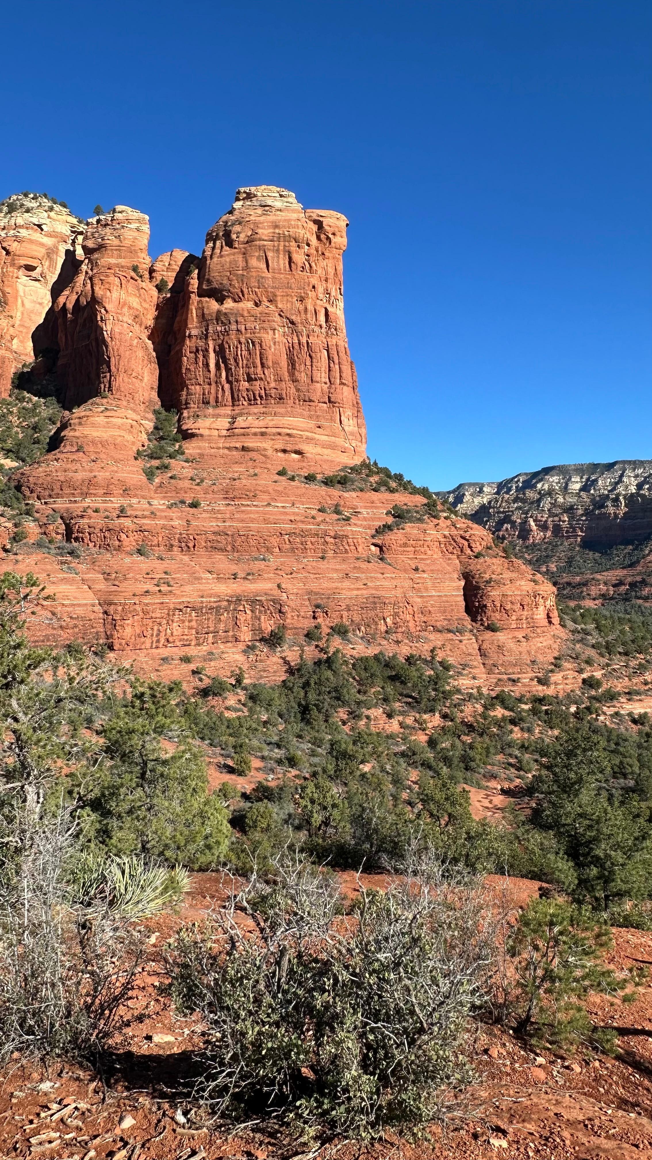 Coffee Pot Rock. There's a fun hike to the base that we recommend using the All Trails App for to make sure you stay on the trail!