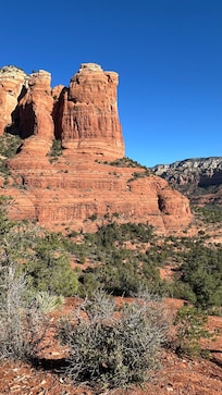 Coffee Pot Rock. There's a fun hike to the base that we recommend using the All Trails App for to make sure you stay on the trail!
