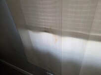 Stains on curtains