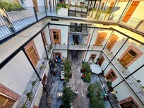 View from the top floor of the building