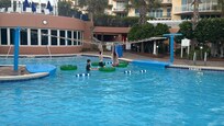 Pool obstacle course