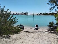 Kayaking at nearby North Jetty in Venice