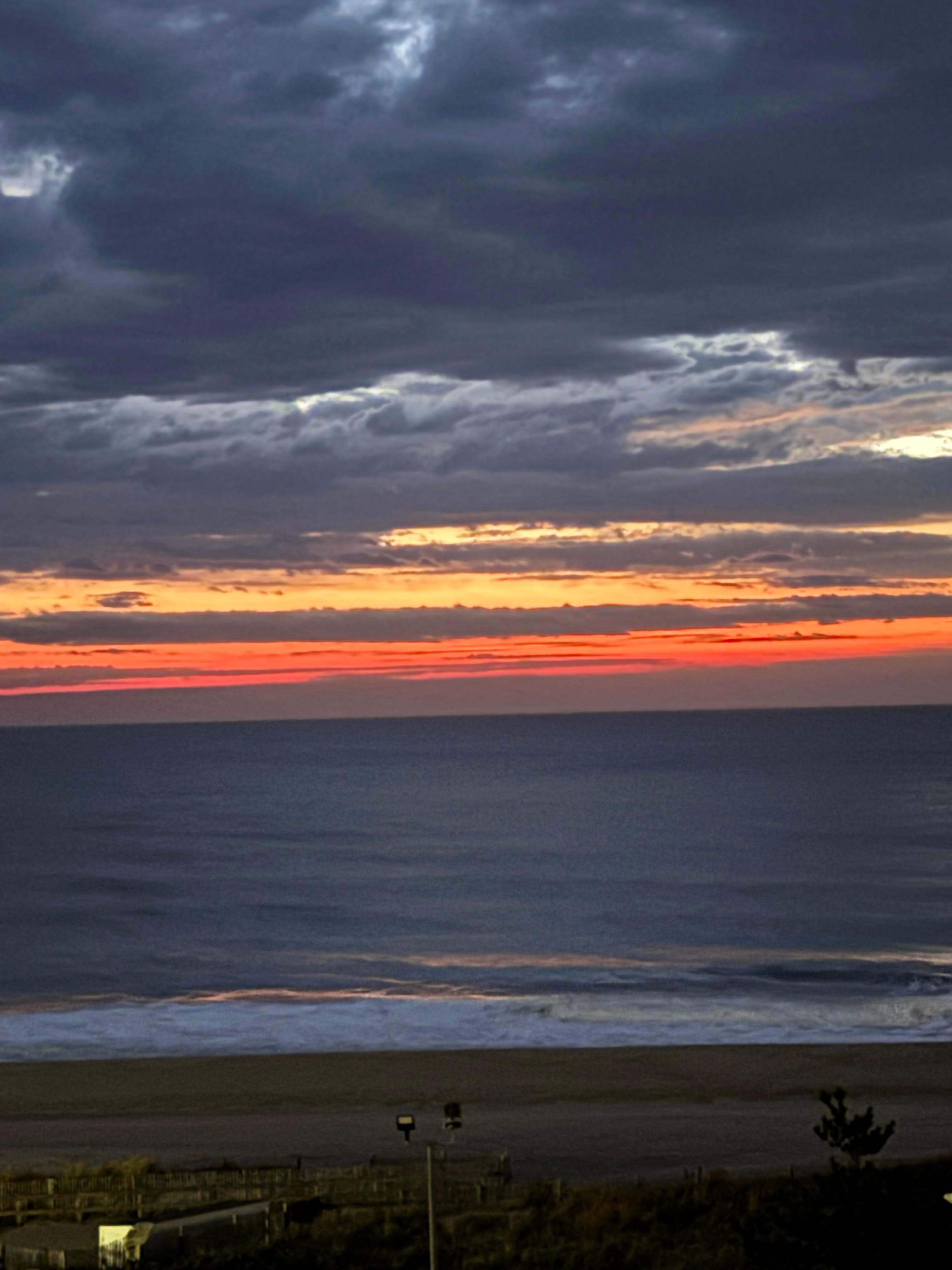 Sunrise from the deck