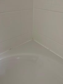 Dirty bathroom corner