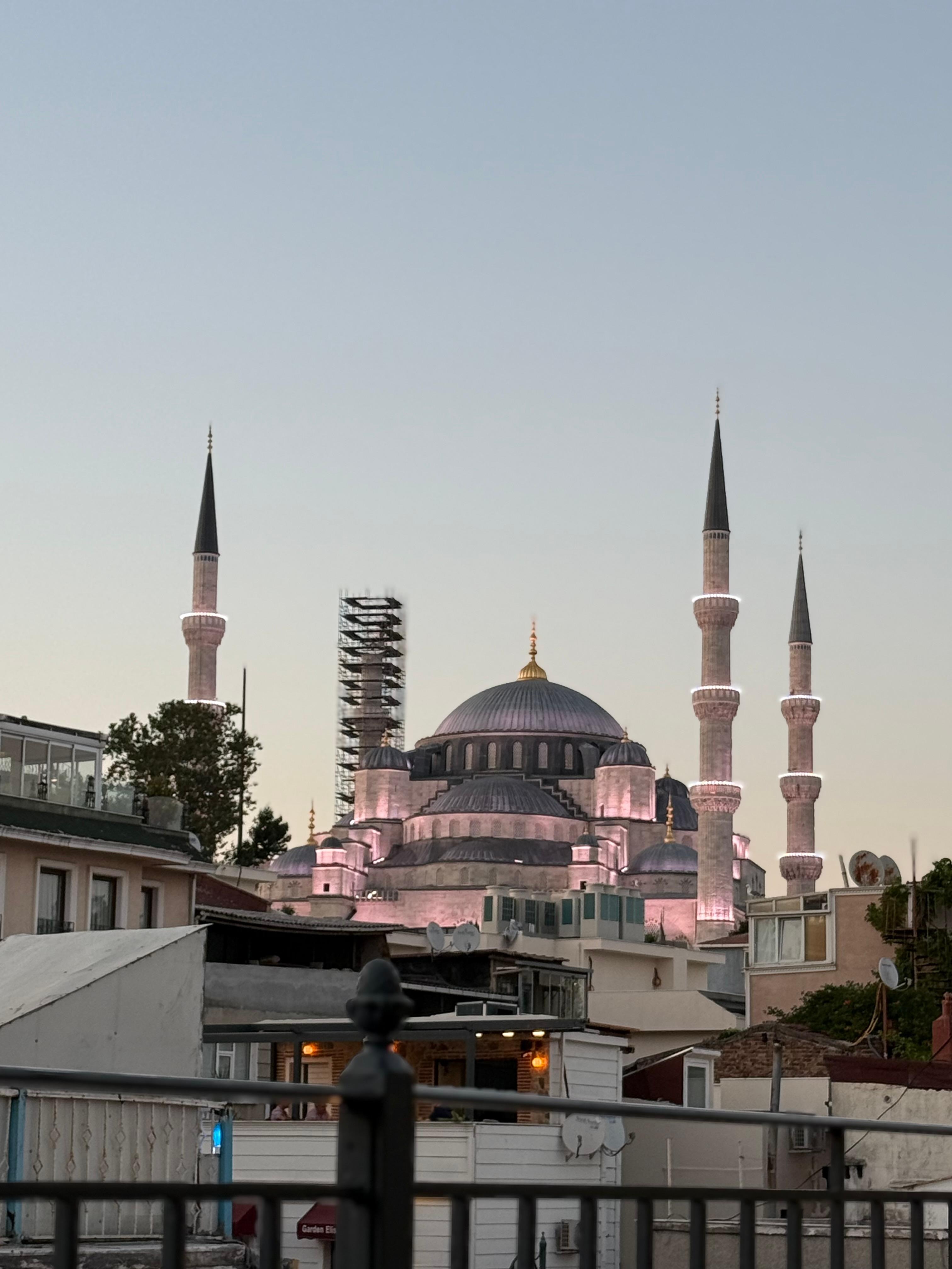 I stayed at the Blue Mosque Suite, which provides a very spacious balcony, with an impressive view of the Blue Mosque. Not noisy, very peaceful, perfect place to relax & take it all in, definitely added to my stay in Istanbul.