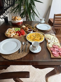 Breakfast at the “terrasse”