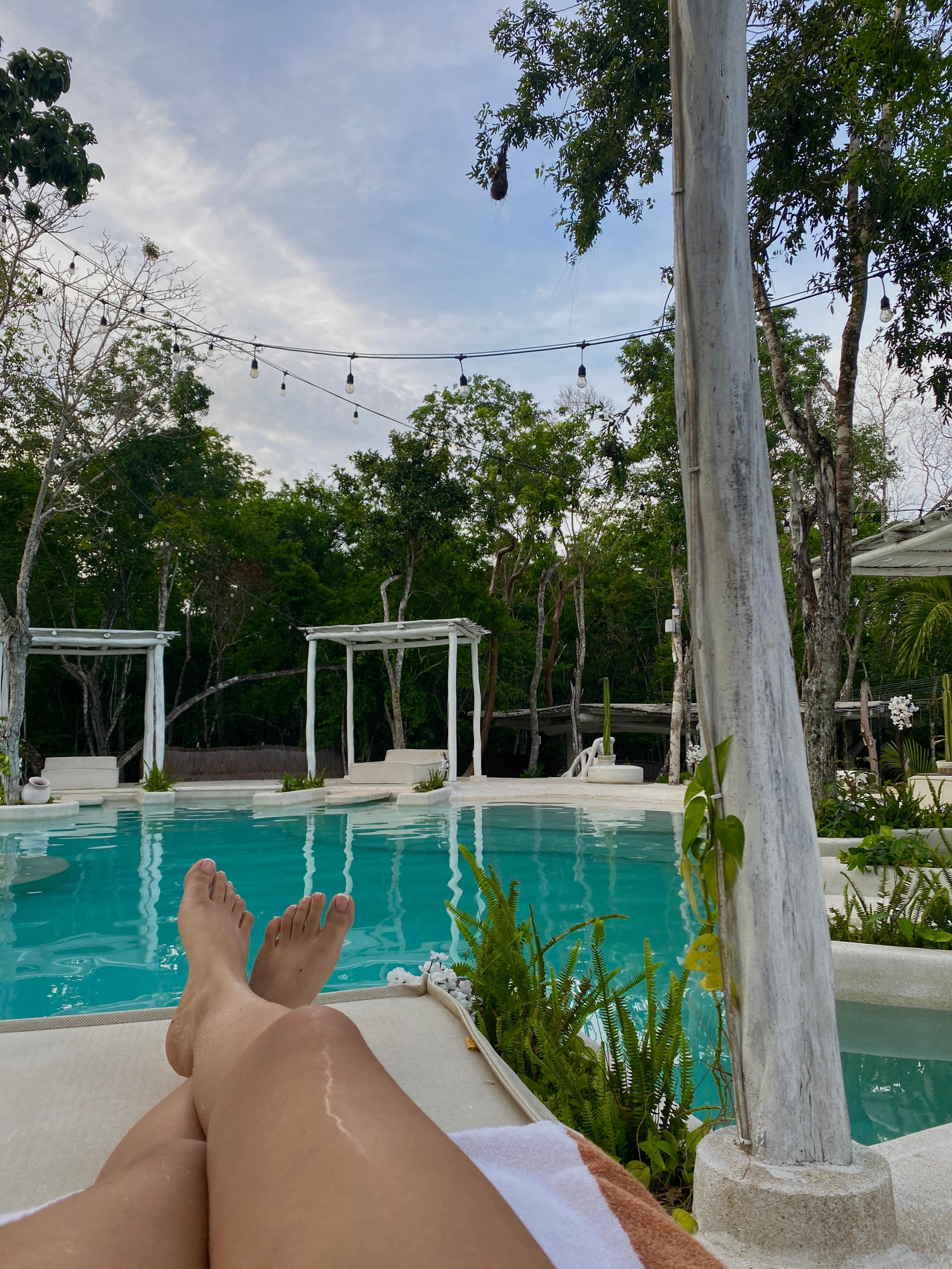 One of the pools