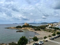 View from the hotel bar patio