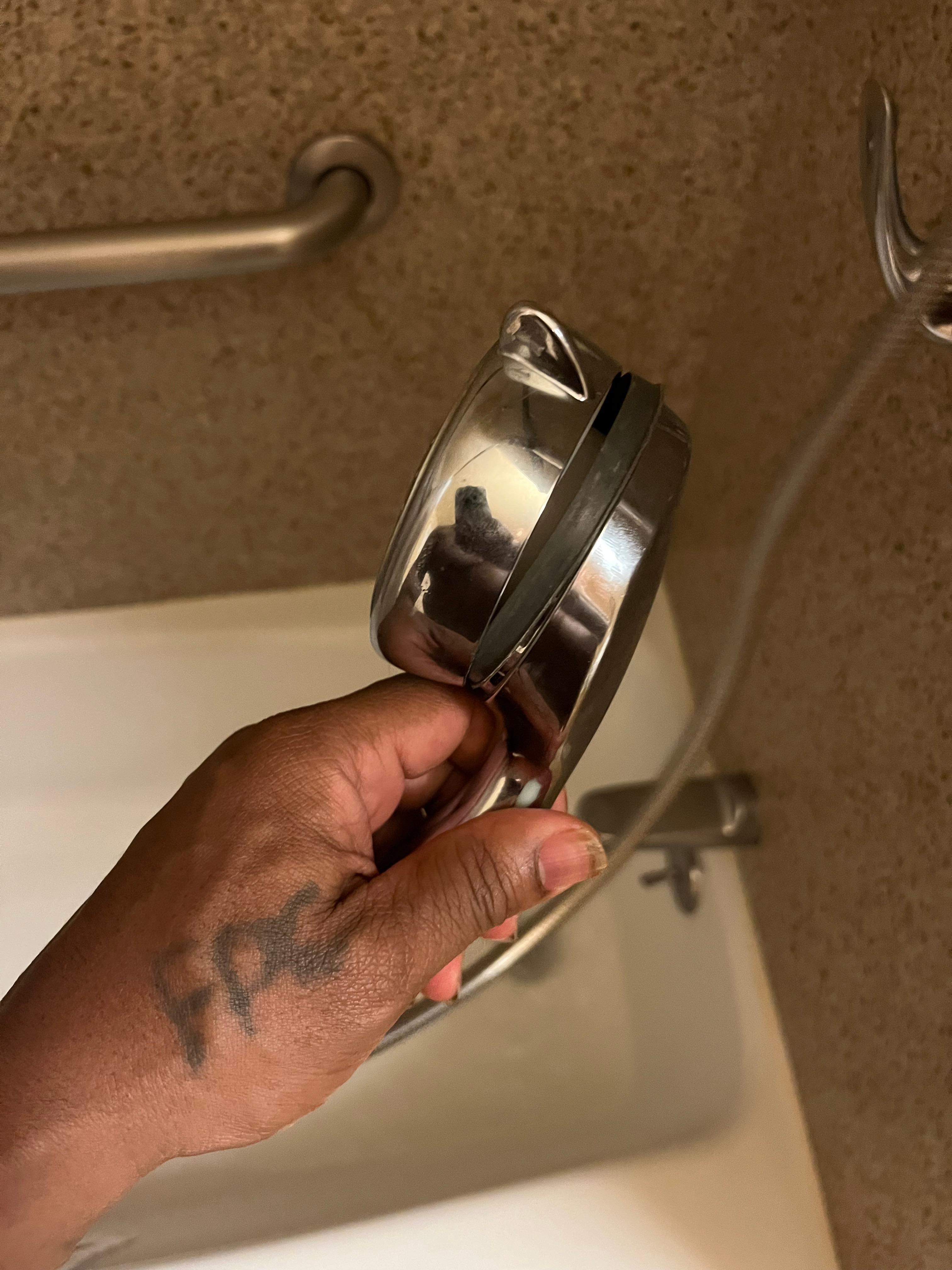 Shower head did not work couldn’t shower