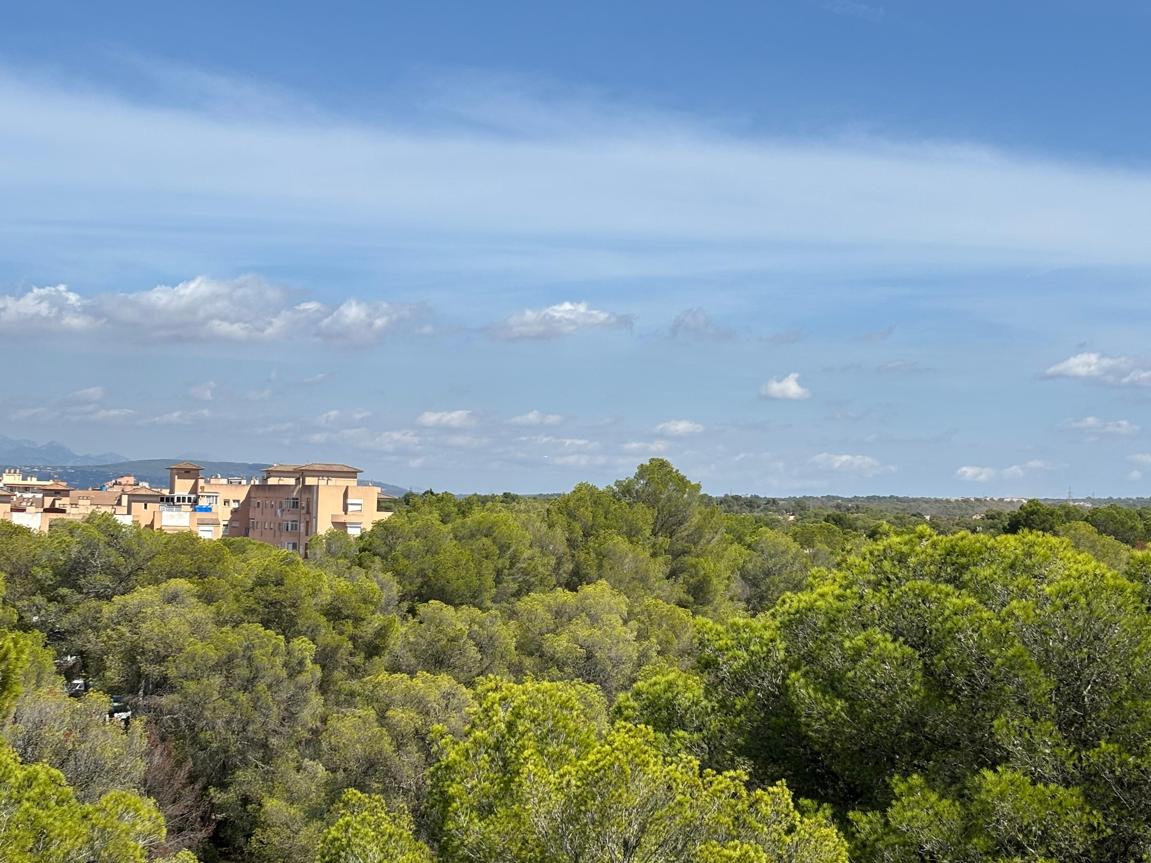Bedroom view overlooking open countryside 