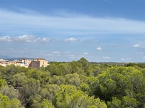 Bedroom view overlooking open countryside