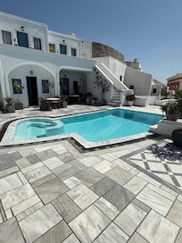 Pool and courtyard