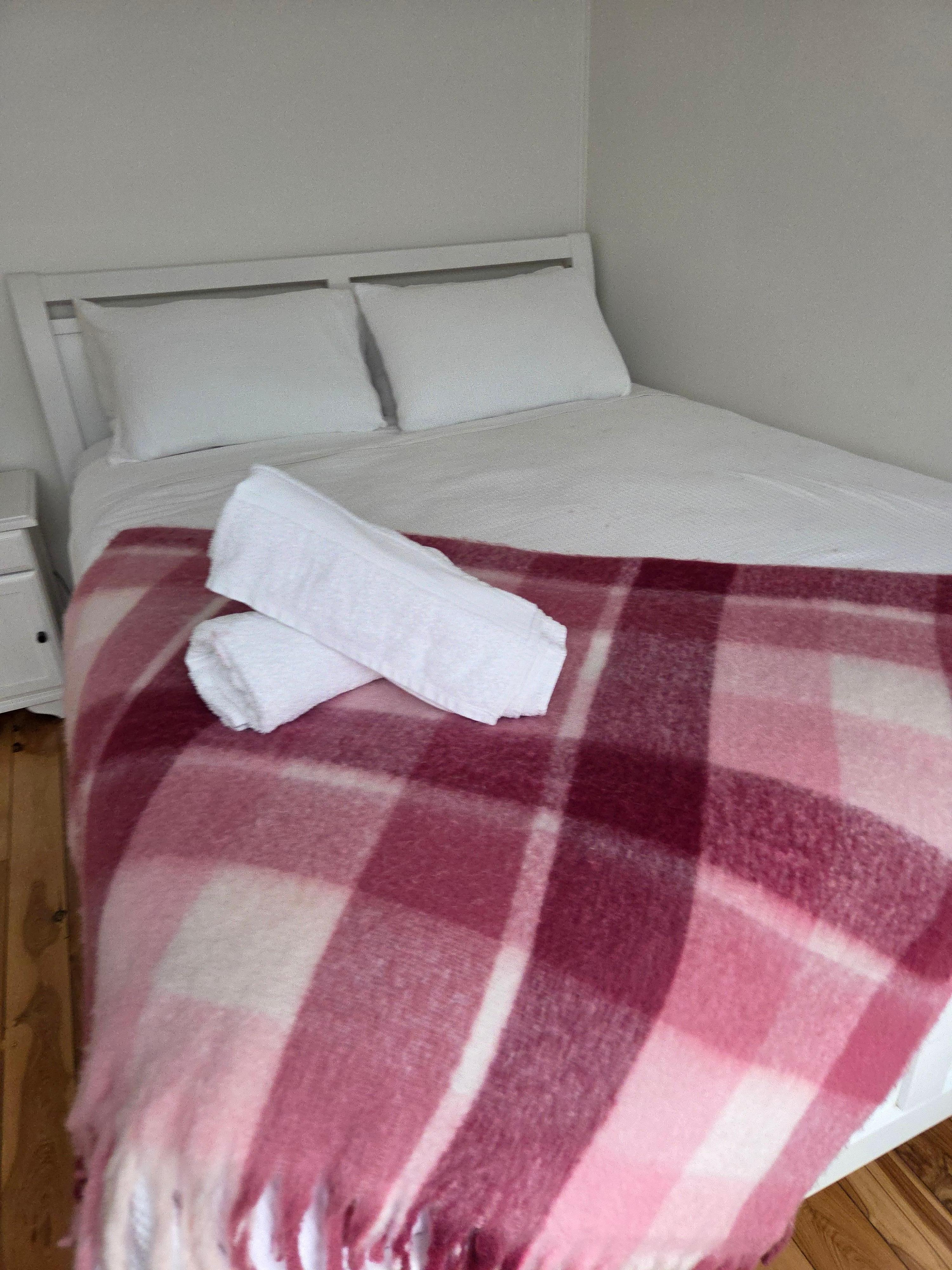 Very comfortable beds and bedding.