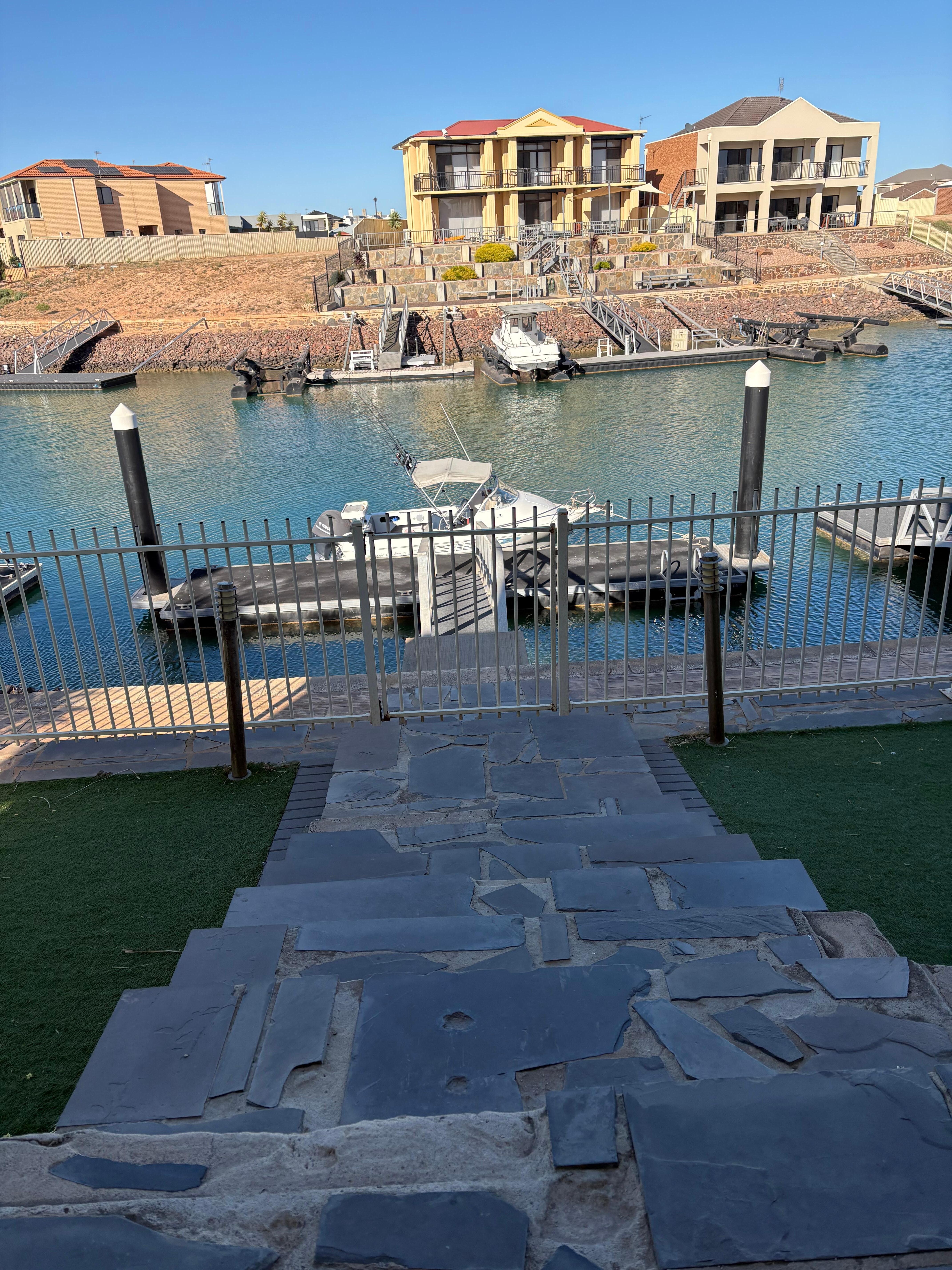 Our Fishing boat on the Marina…😃