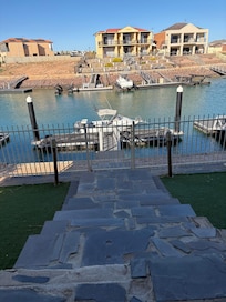 Our Fishing boat on the Marina…😃