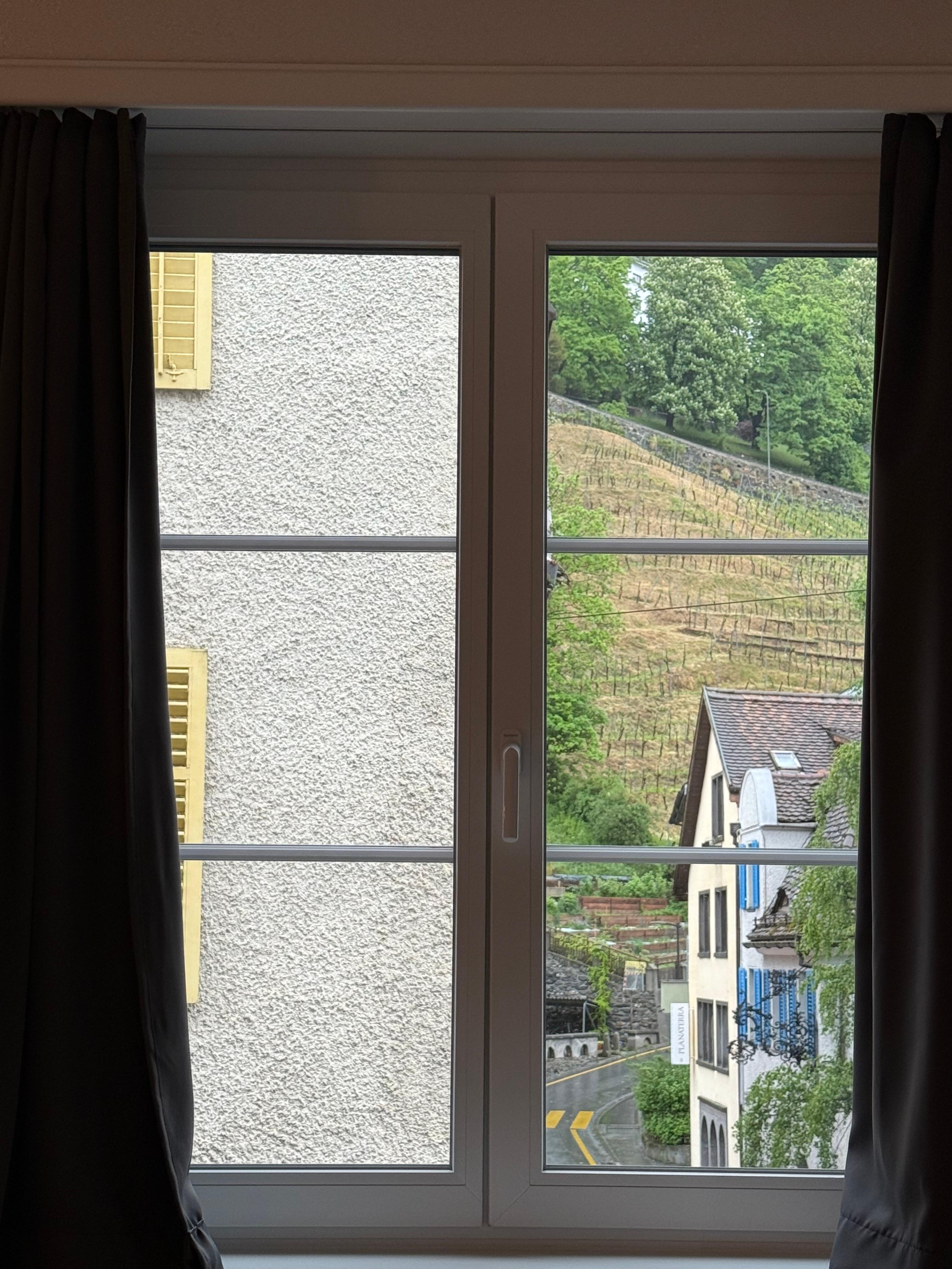 Una de las vistas desde la cama 