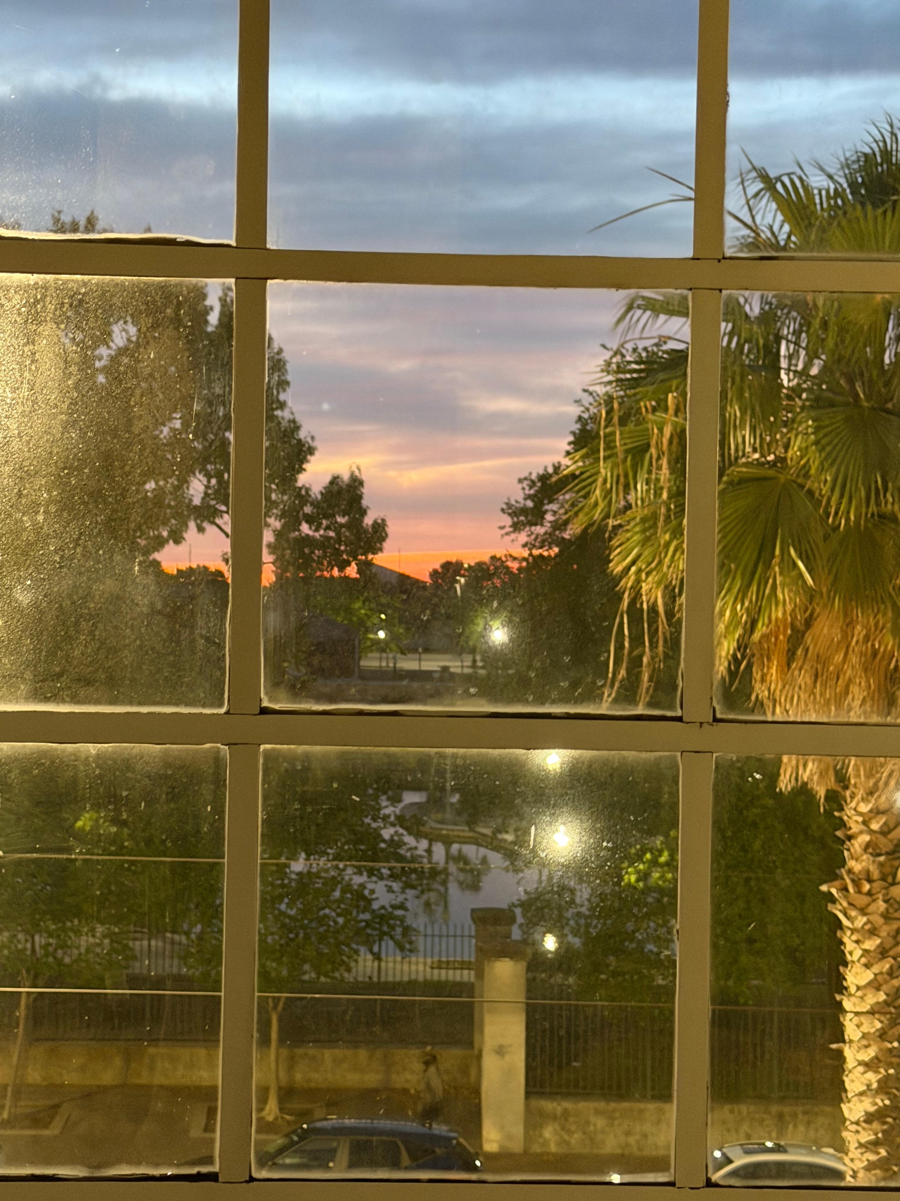 View from street facing room. 