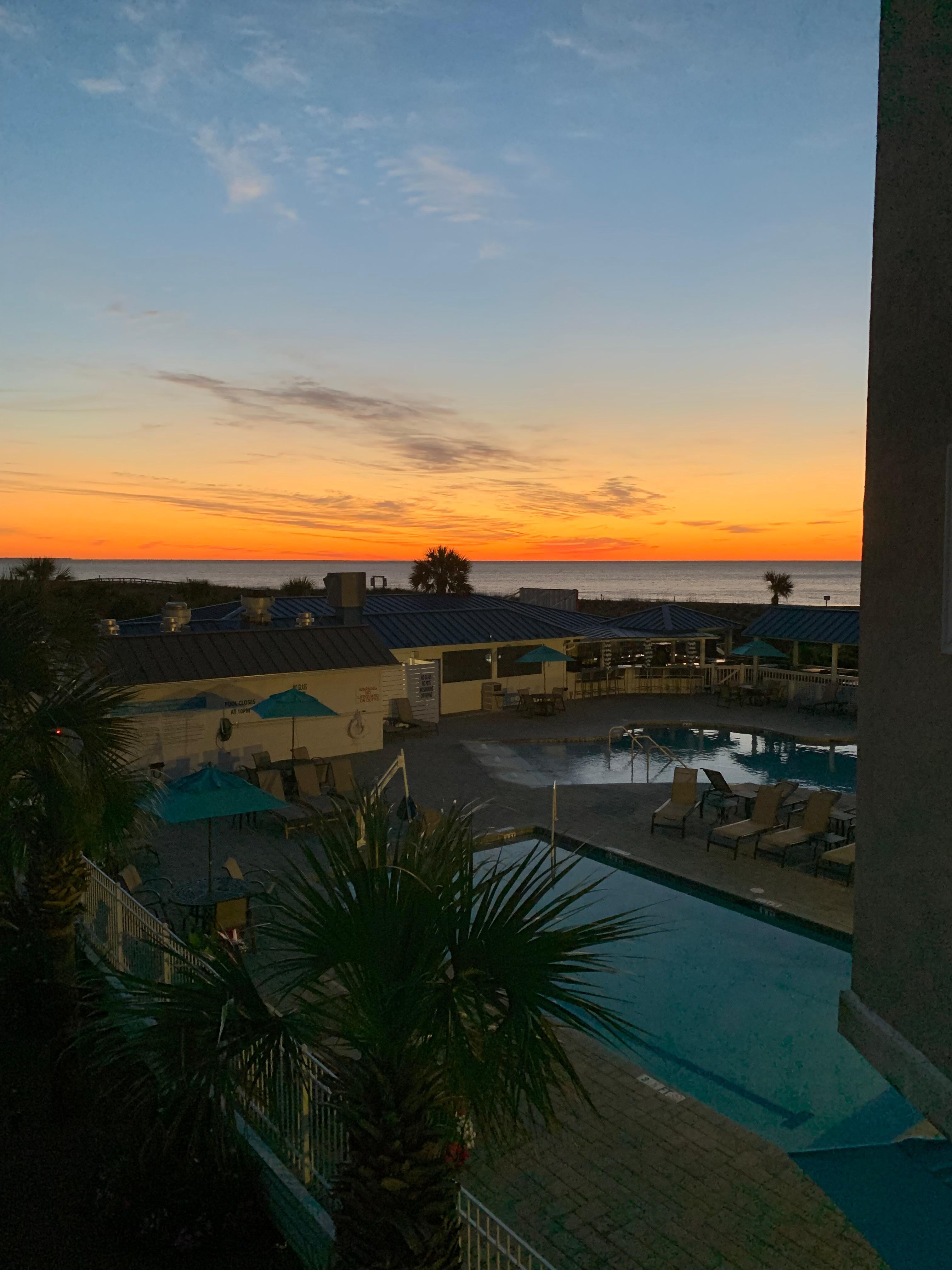 View from the balcony