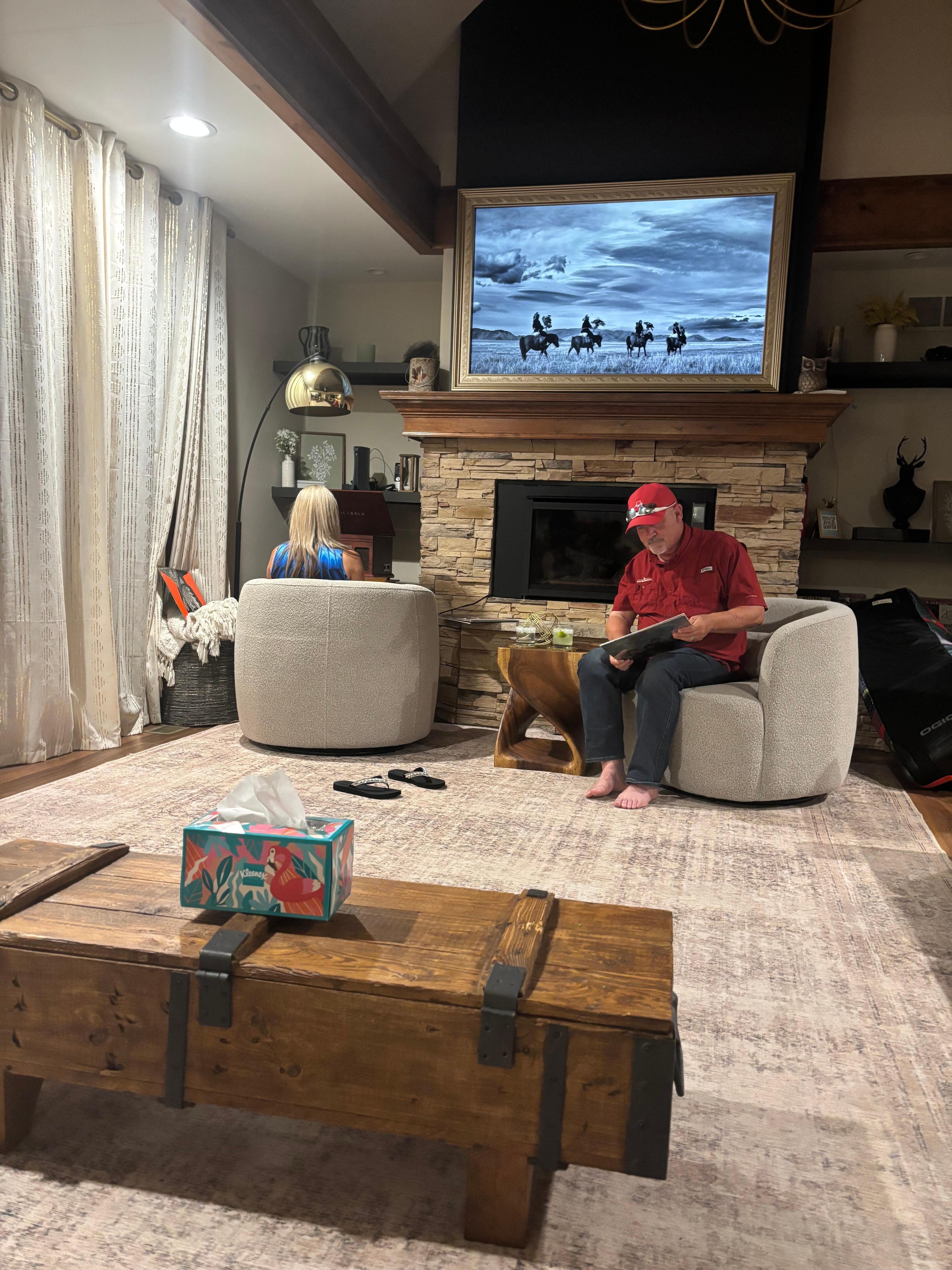 Main living room on main floor 