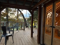 View from swing on the porch