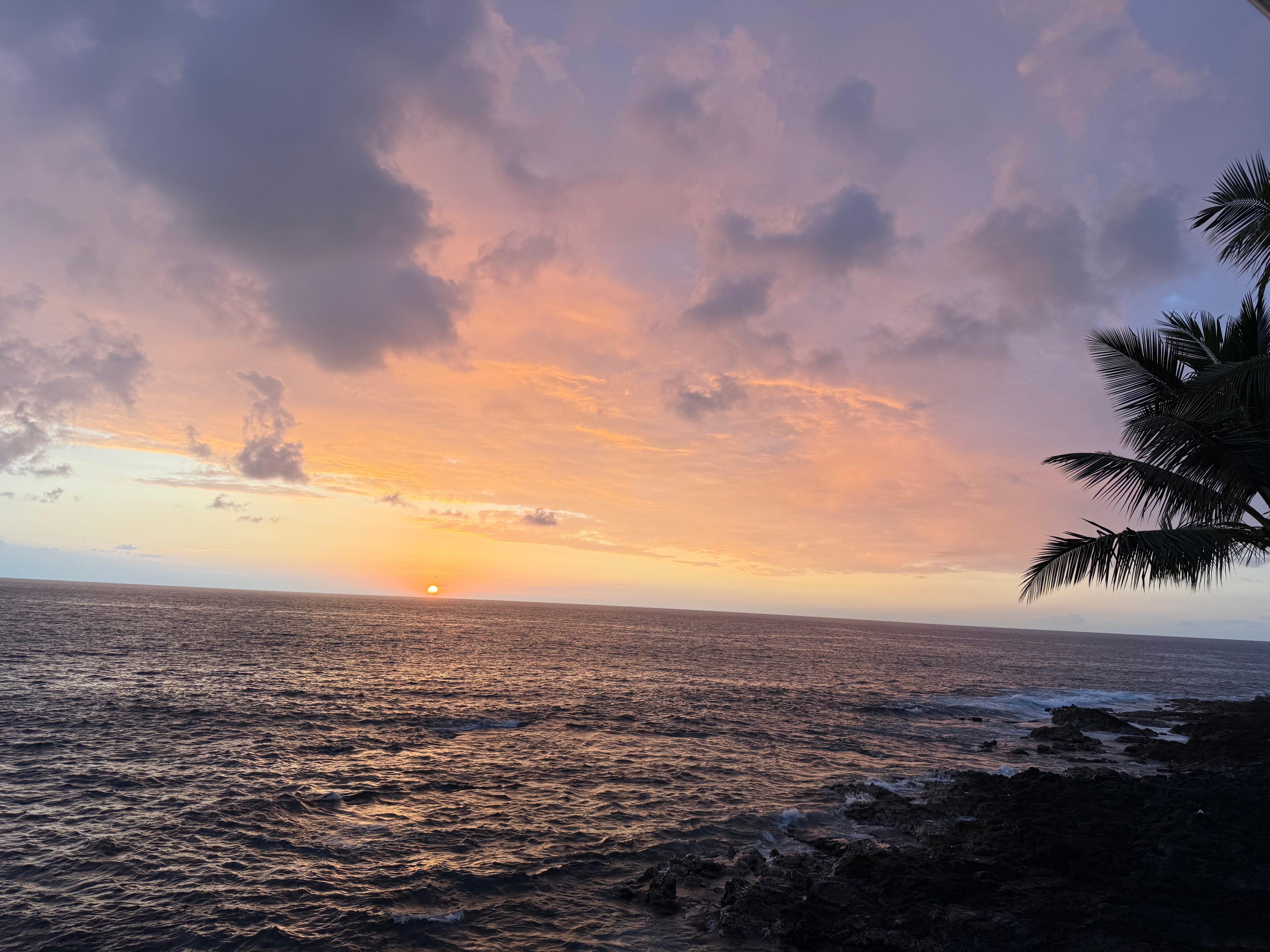 Great sunset viewing 