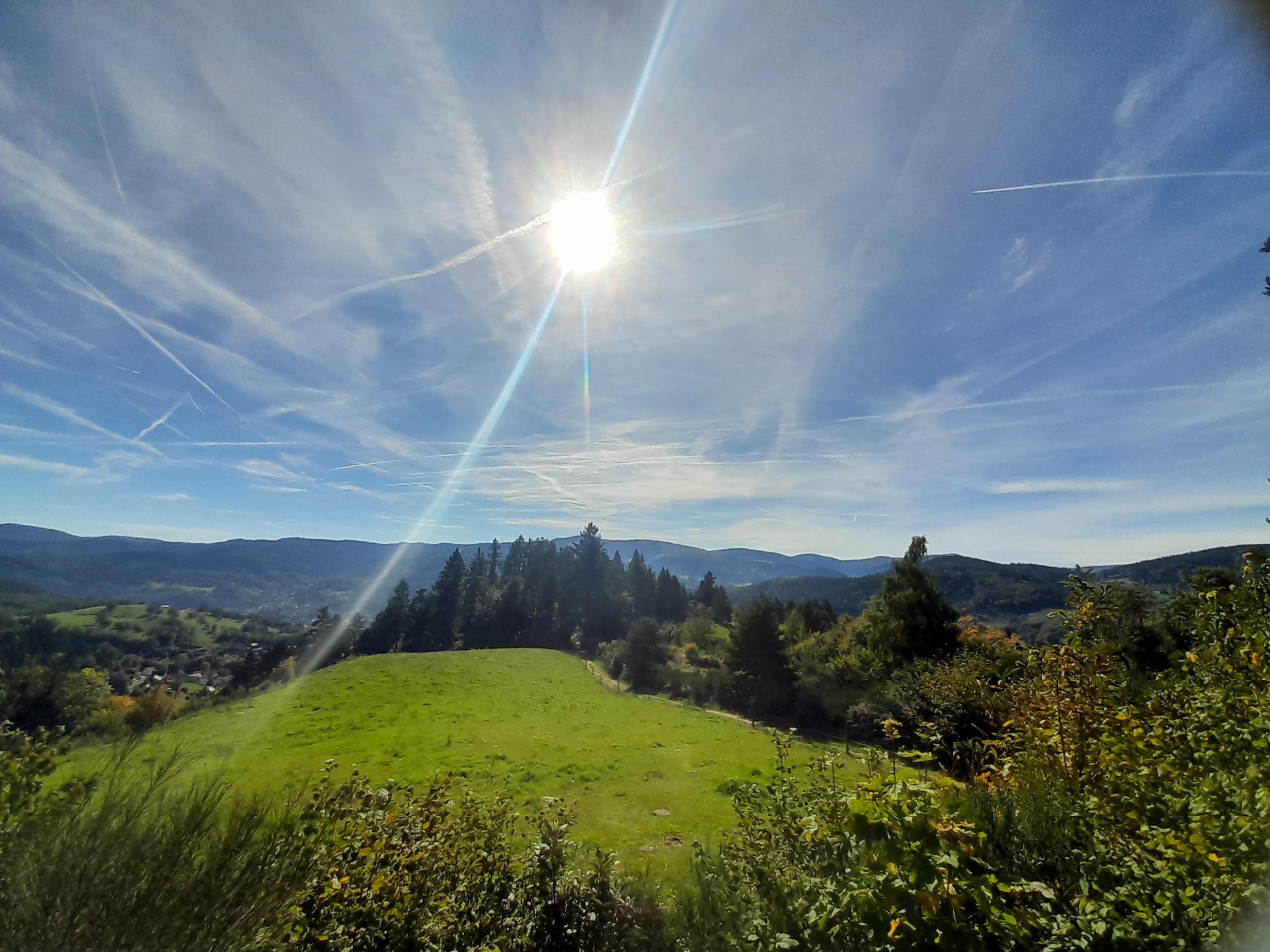 Blick vom Katzenstein, ca 25 min zu Fuß