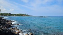View from the lanai of Kahulu'u Beach Park.