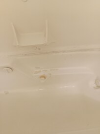Rust and dirt in the shower
