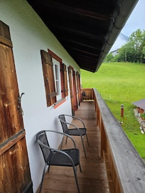 Balkon Zugang durch die Küche