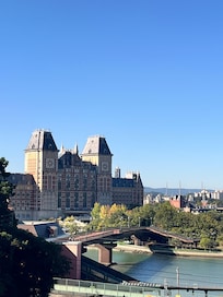 部屋から見えるハウステンボス