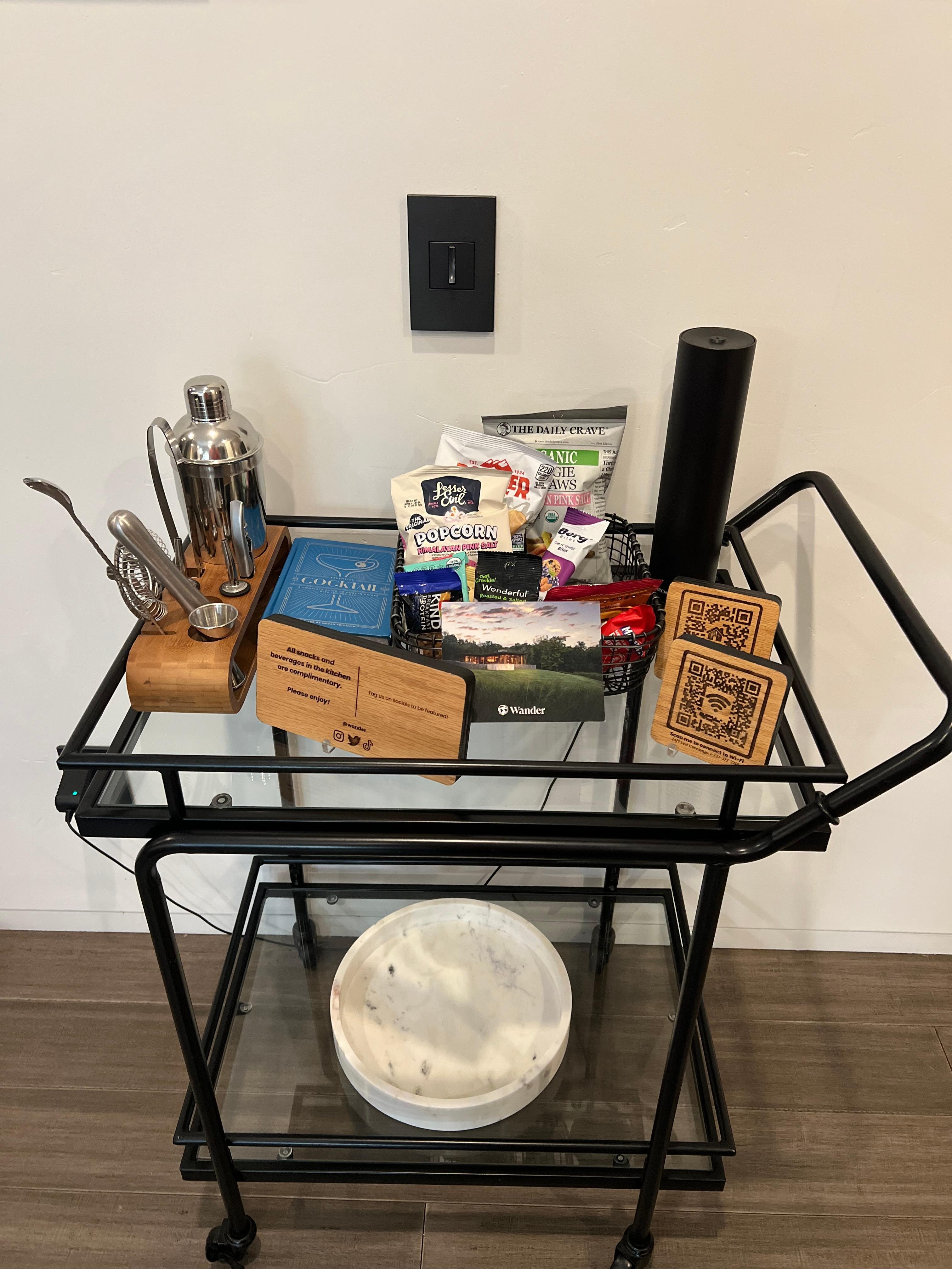 We tried all the snacks