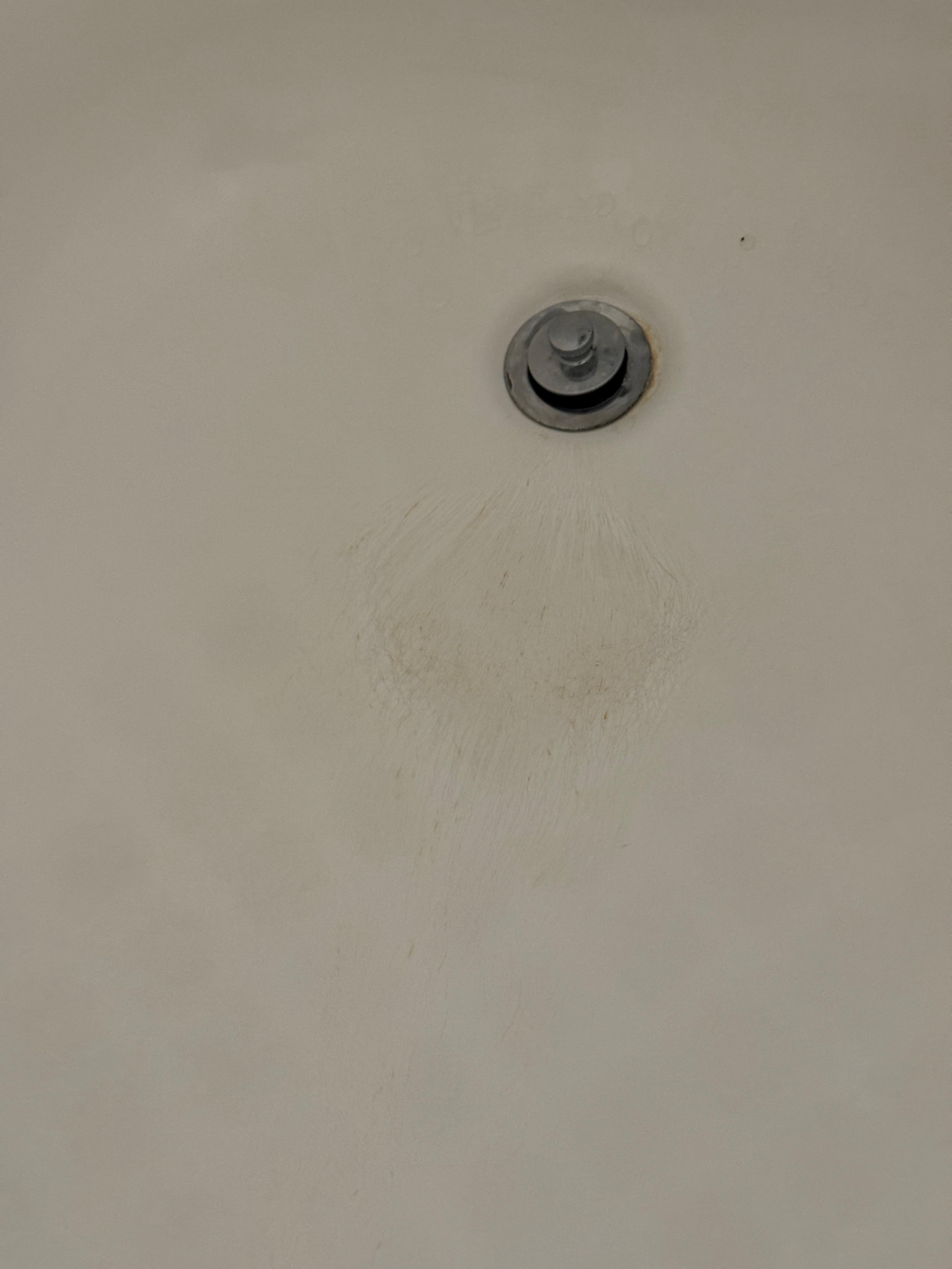 Shower floor
(Dirty when we arrived)
