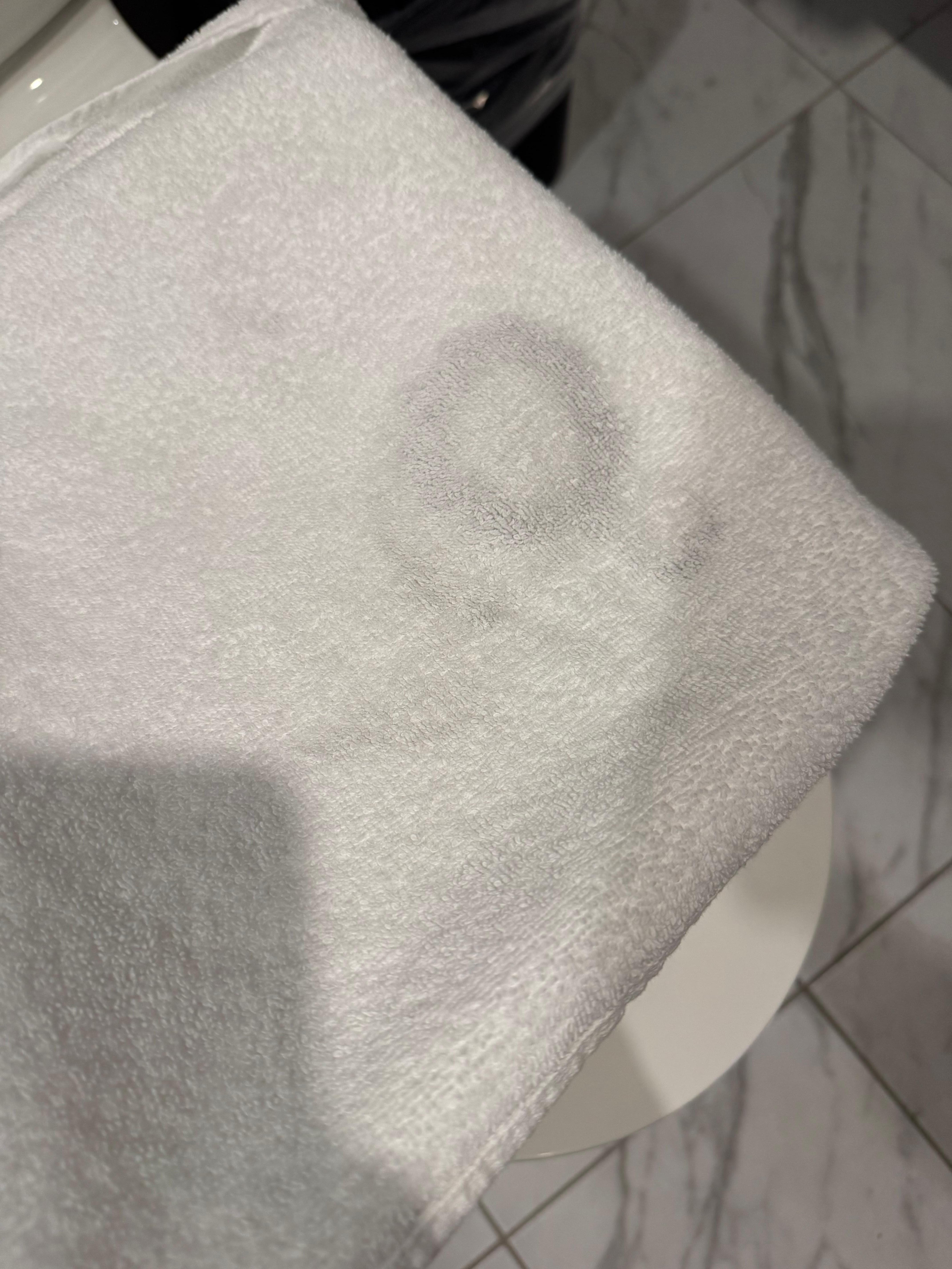 Dirty towel.