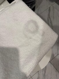 Dirty towel.