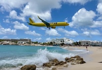 Maho Beach. Easy walk to the end of Simpson's Bay Beach, exit at D's Beach Bar and walk along the road to see the planes land.